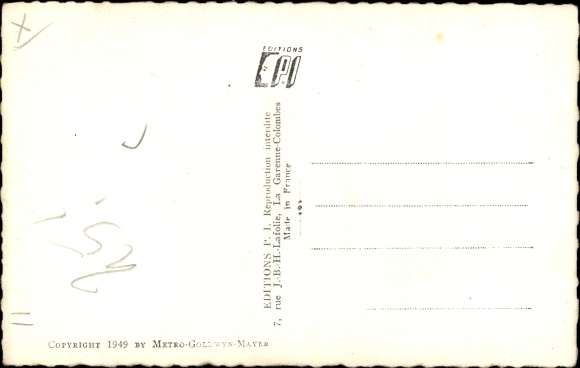 Postcard Actress Greta Garbo, portrait