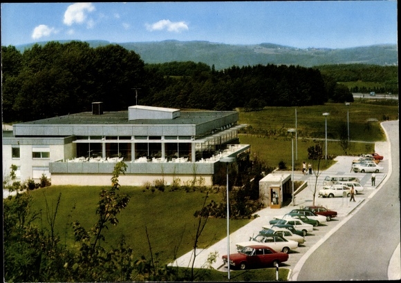 Postcard Lüdenscheid in the Märkisches Kreis, BAB service area