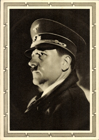 Postwaardestuk Ak Führer en Rijkskanselier Adolf Hitler, portret