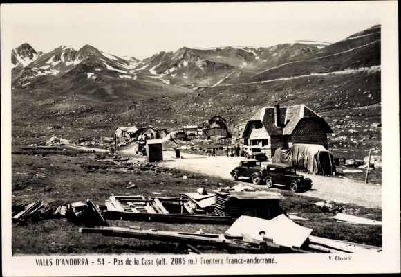 KP Andora, Pas de la Casa, Frontera franco andorrana