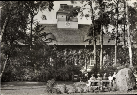 Postcard Struveshof Ludwigsfelde in Brandenburg, central institute for further education