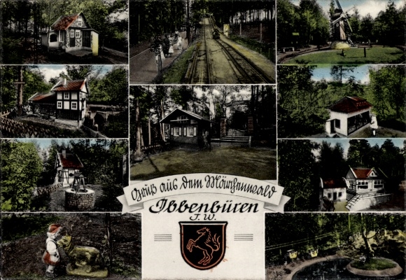Ak Ibbenbüren in Westfalen, Märchenwald, Teilansichten