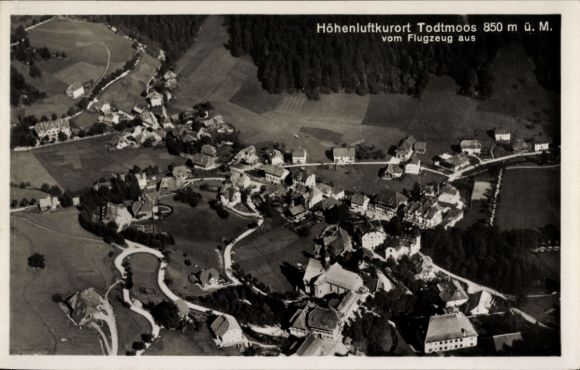 Ak Todtmoos im Schwarzwald, Fliegeraufnahme