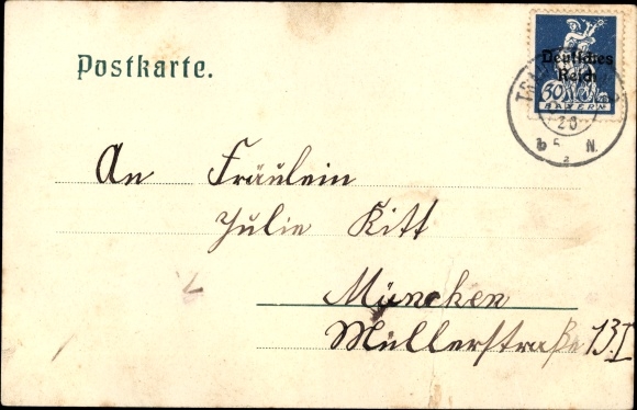 Ak Traunstein in Oberbayern, Lernsaal, Speiseraum, Schlafsaal