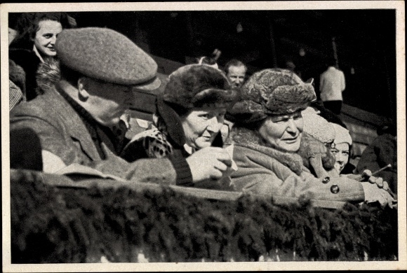 Collective picture Olympia 1936, Winter Games, Hermann Göring as a spectator at the ice hockey game