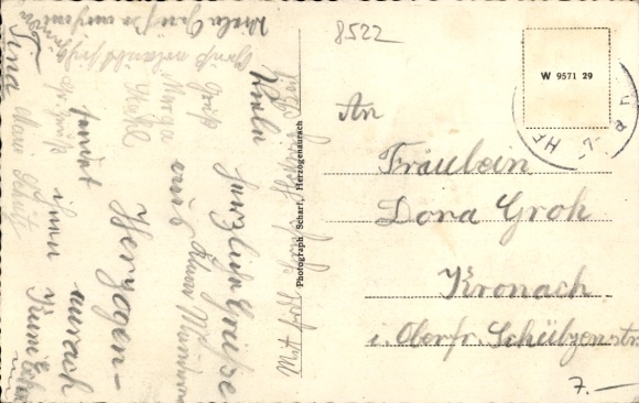 Postcard Herzogenaurach in Middle Franconia, Liebfrauenhaus