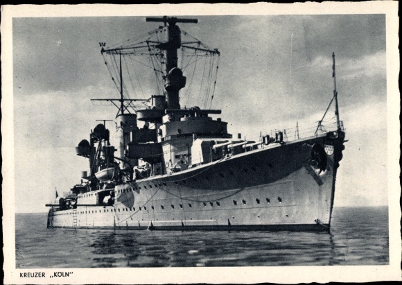 PC German warship, cruiser Cologne, Kriegsmarine