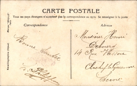 Letters Postcard First Name Henri, Women's Portraits