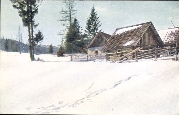 Postcard Mönichkirchen in Niederösterreich, Mönichkirchner Schwaig, Winter