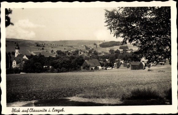 Ak Claußnitz in Mittelsachsen, Panorama