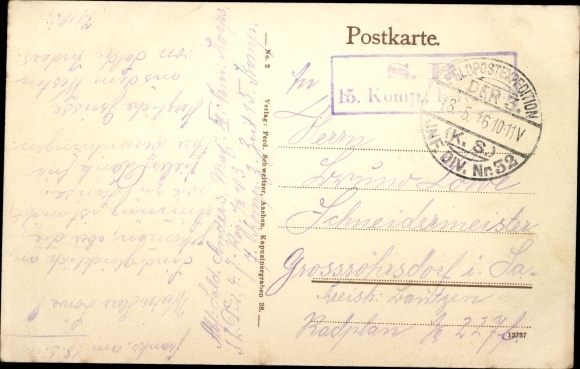 Postcard Herbesthal Lontzen Wallonia Liège, bridge over the railway line Cologne Aachen Brussels Paris