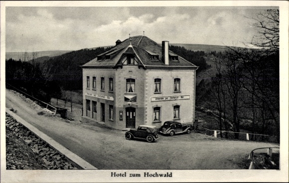 Postcard Rascheid in the Hunsrück, Hotel zum Hochwald