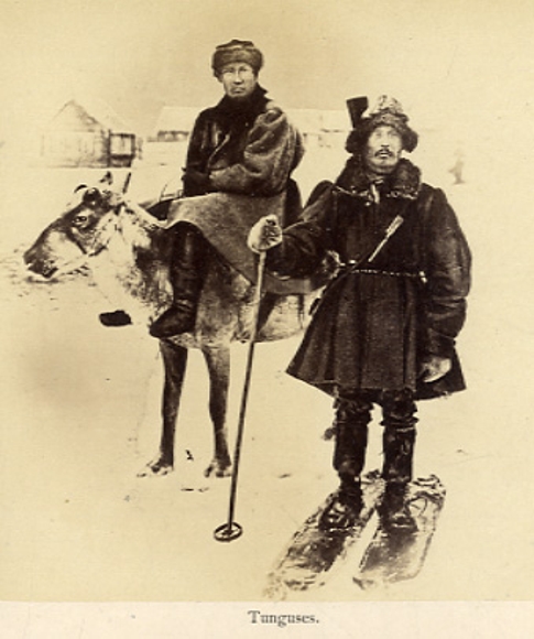 Nord-Asien. Sechs seltene ethnographische Originalfotos, um 1870