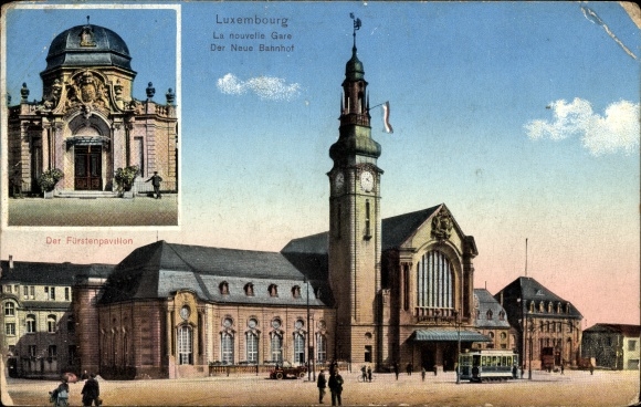 PC Luxembourg Luxembourg, The new train station, Prince's Pavilion