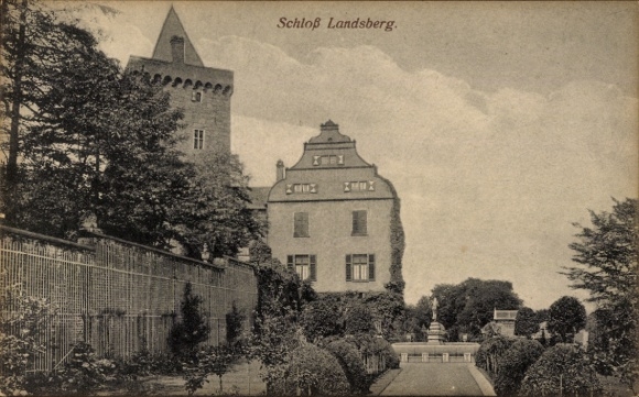 Postcard Ratingen North Rhine Westphalia, Landsberg Castle near Kettwig