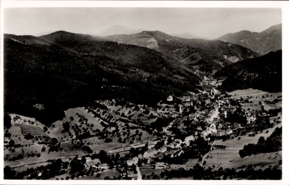 KP Sulzburg w Markgräflerland Kąpać Schwarzwald, zdjęcie lotnicze