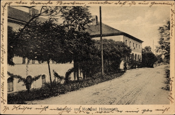 Ansichtkaart Bad Höhenstadt Fürstenzell in het district Passau in Neder-Beieren, kavel bij het Kurhaus