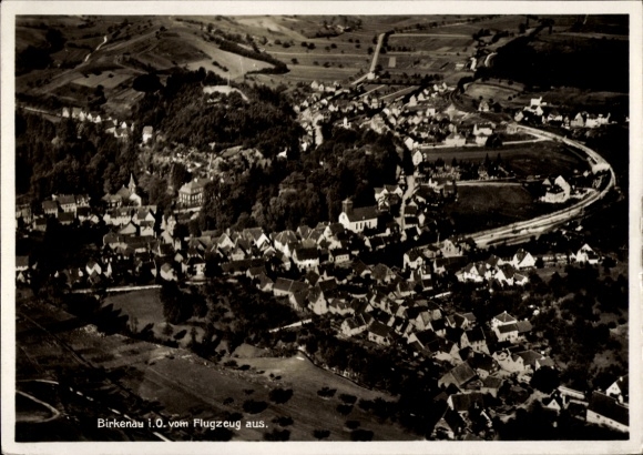Postcard Birkenauer Tal near Birkenau in the Odenwald