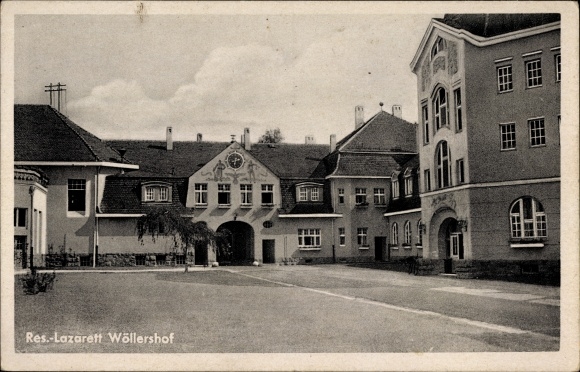 Ak Neustadt an der Waldnaab im Oberpfälzer Wald, Bezirkskrankenhaus, Reservelazarett Wöllershof