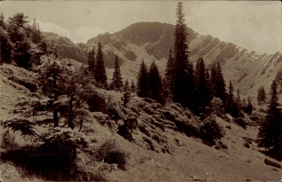 foto Ak Immenstadt in Allgäu Schwaben, Stuiben, landschapsmotief