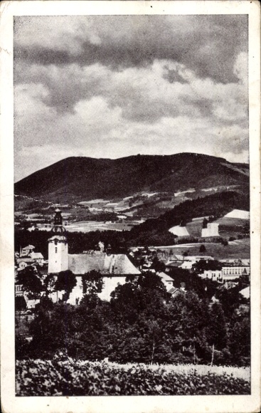 Ak Rožnov pod Radhoštěm Rosenau unter Radhost Region Zlin, Gesamtansicht