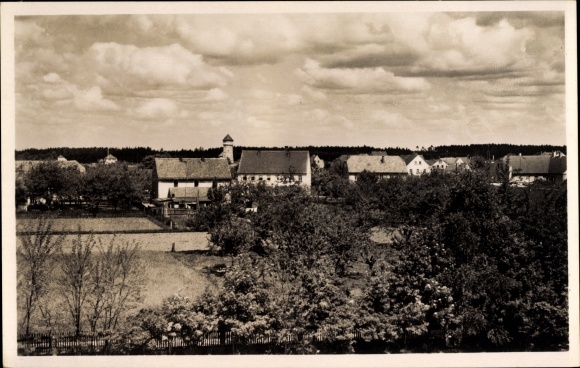 Postcard Großdubrau in Saxony, view of the town