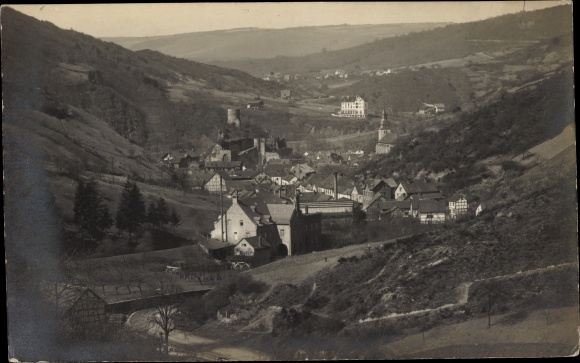 Photo Postcard Heimbach in the Eifel, panorama seen from the Eichelberg
