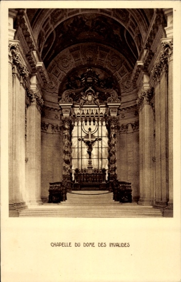 Ak Paris VII, Chapelle du Dome des Invalides