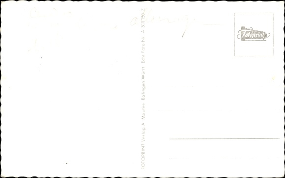 Postcard Baden Baden am Schwarzwald, spa house, casino, drinking hall