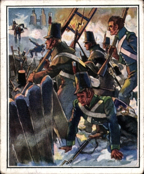 Sammelbild Das Reichsheer und seine Tradition,10 Alte Armee, Inf. Rgt. Graf Tauentzien v. Wittenberg