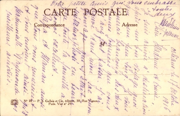 Artist Postcard Hansi Jean Jacques Waltz, Lorraine, Lorrainerin