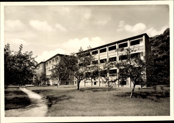 Postcard Borstel Sülfeld in Schleswig Holstein, hospital