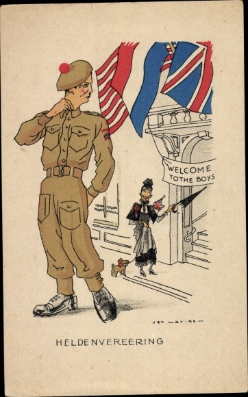 Artist PC Heldenvereering, Canadian soldier, liberation of the Netherlands, WWII