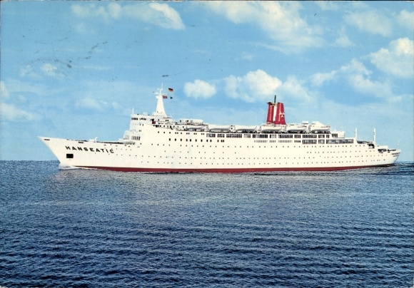 Ak-stoomboot TS Hanseatic, Duitse Atlantic Line