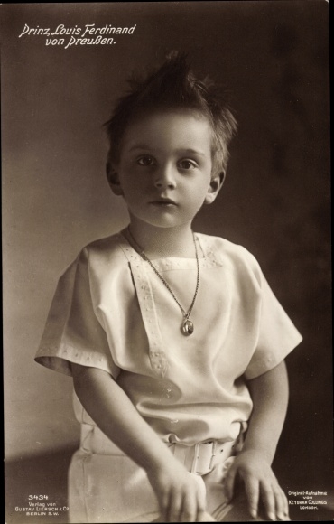 Postcard Prince Louis Ferdinand of Prussia, portrait