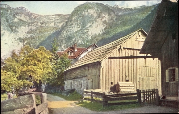 PC Obertraun Upper Austria, village motif