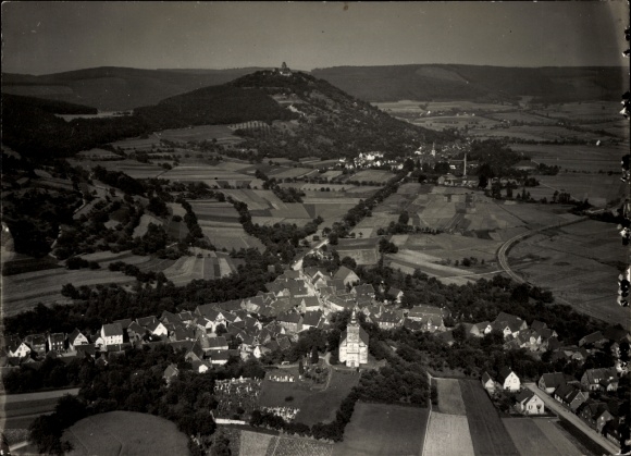 Photo Breuberg in the Odenwald, aerial photograph