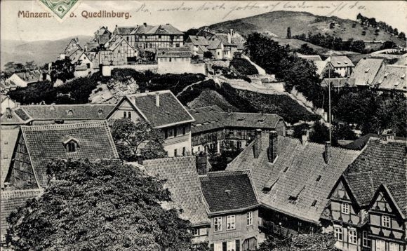 Postcard Münzenberg in Oberhessen, general view