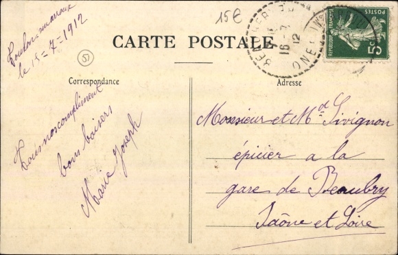 Postcard Grazzioli on Monplan Bleriot, Engine Anzani, Flugpionier