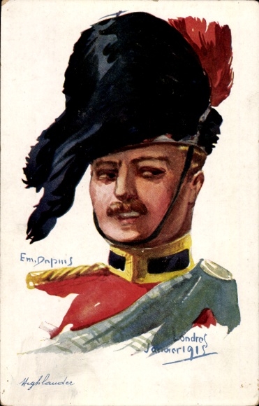 Künstler Ak Dupuis, Emil, Highlander, 1915
