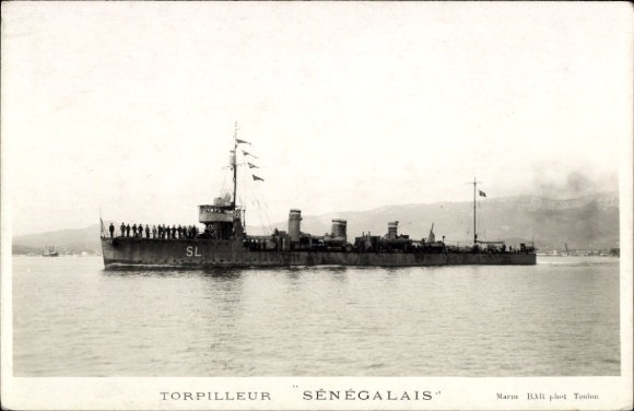 Ak Marine Militaire Française, Torpilleur Sénégalais, Kriegsschiff
