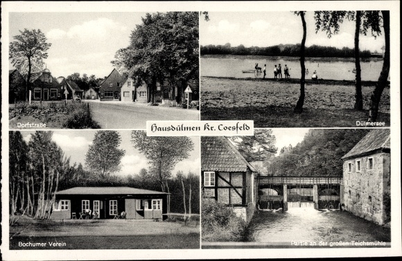 KP Hausdülmen Dülmen w Münsterland, Dülmersee, Bochumer Verein, Große Teichsmühle, Dorfstrasse