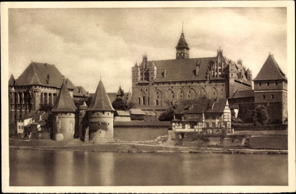 Postcard Malbork Marienburg West Prussia, Ordensburg, WHW The beautiful Germany picture 9