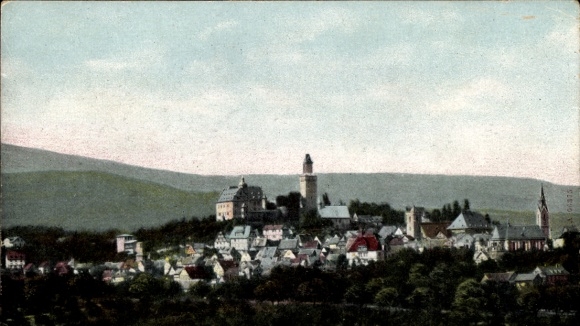 Postcard GIESEN NOT GIESSEN -------> 3539 Gießen on the Lahn, city view, mountains in the background, ...
