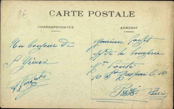 Ak Saint Yrieix Haute Vienne, Place de la Nation, Cafe