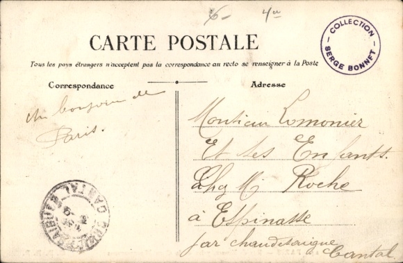 Ansichtkaart Parijs VI., Rue de Rennes, briefpapier, auto's, Royal Hotel