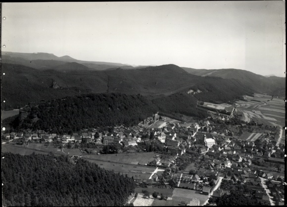 Photo Dahn in the Palatinate, aerial photograph