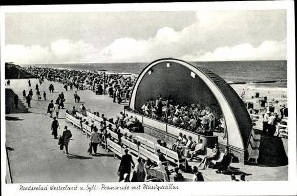 10 alte Ak Westerland auf Sylt, diverse Ansichten