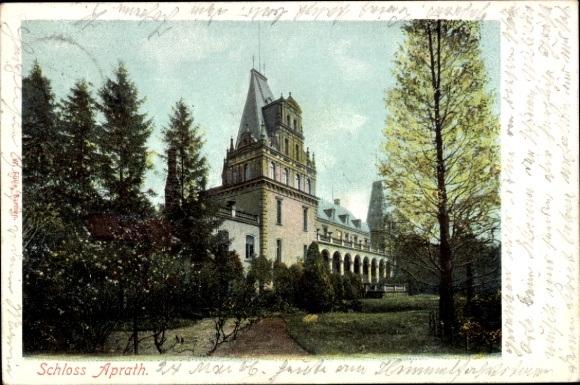 Postcard Aprath Wülfrath in the Bergisches Land, Castle