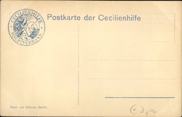 Passepartout Ak Kronprinzessin Cecilie von Preußen, Prinzessin Alexandrine, Cecilienhilfe